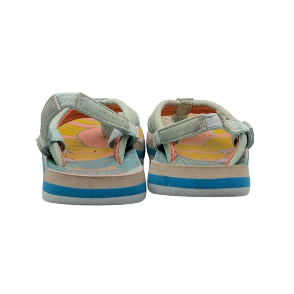 Reef Multi Color Little Ahi Flip Flop Size Toddler 9/10